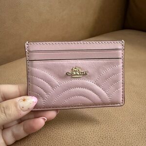 Coach Pink Card Holder